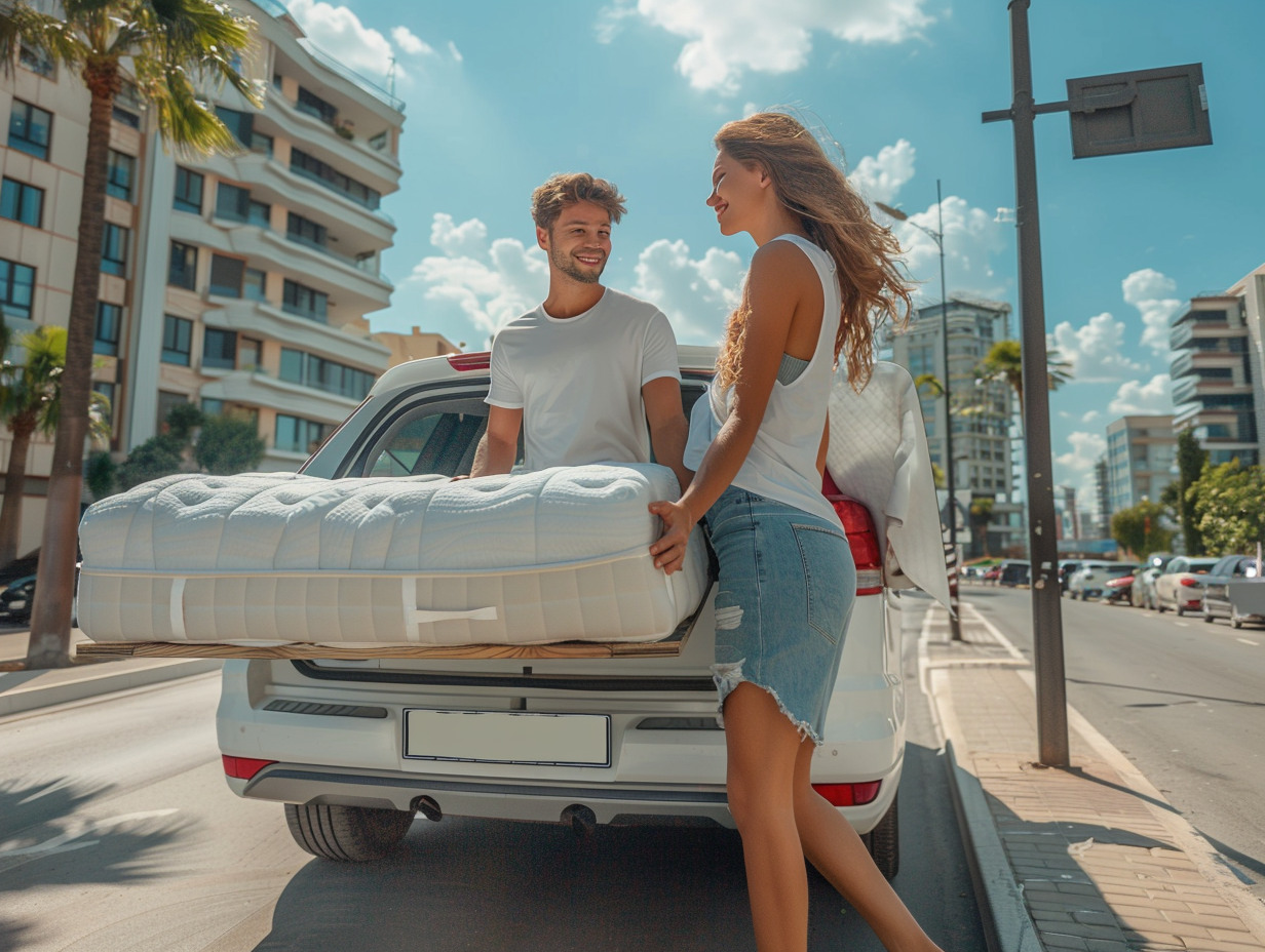 voiture matelas